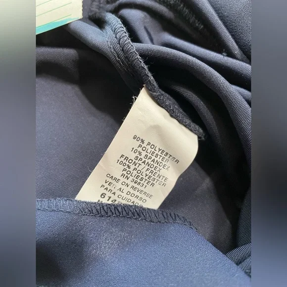 Vintage 90s Navy Velvet Mini Dress Y2K Slip Dress Party Goth Fairy Grunge Size M - Picture 11 of 12